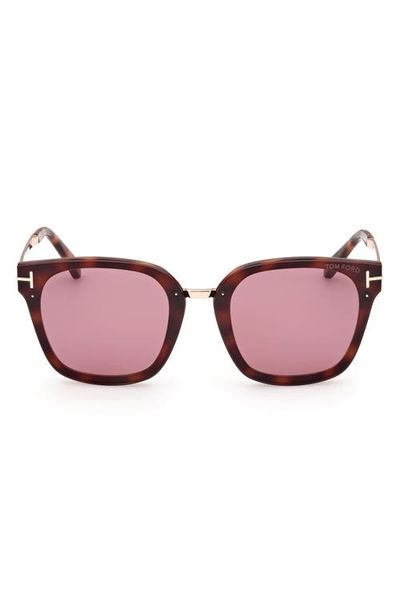 TOM FORD TOM FORD Philippa 68mm Gradient Square Sunglasses