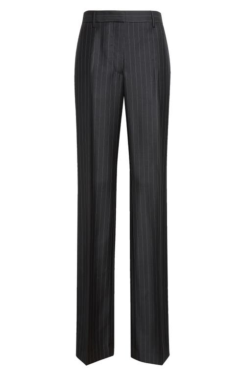 TOM FORD TOM FORD Pinstripe Wool Grain de Poudre Trousers