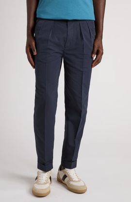 TOM FORD TOM FORD Pleated Cotton Gabardine Chinos