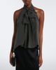 Tom Ford Tom Ford Polka-dot tie-neck silk crÃªpe de chine top - 2