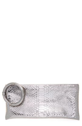 TOM FORD TOM FORD Python Embossed Leather Clutch