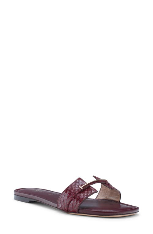 TOM FORD - Python Embossed Slide Sandal