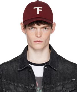 TOM FORD TOM FORD Red Brushed Cotton Cap