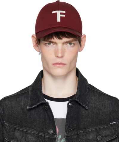 TOM FORD TOM FORD Red Brushed Cotton Cap