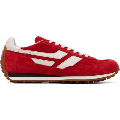 TOM FORD TOM FORD Red Suede Mick Sneakers