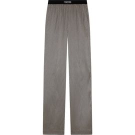 TOM FORD TOM FORD Relaxed Fit Stretch Silk Satin Pants