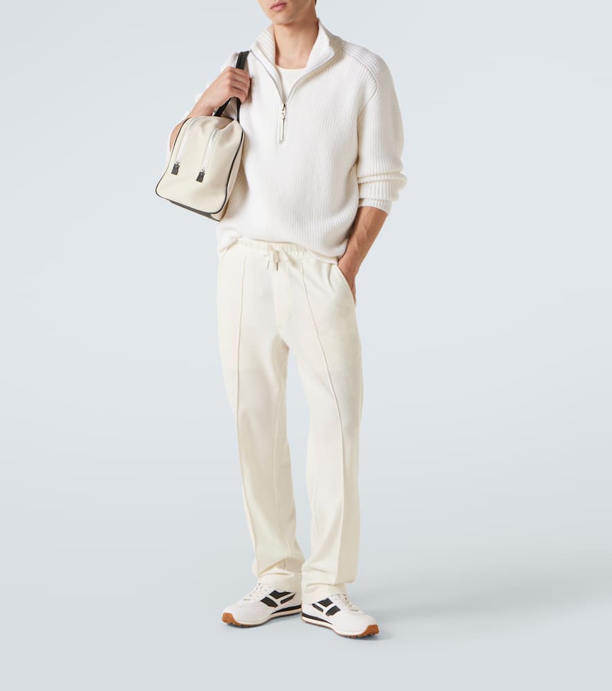 極美品☆TOM FORD トムフォード 2022年製 MAK1191 カシミヤ100％ ZIPデザイン 長袖 ニット ホワイト XXS イタリア製 正規品 レディース TOM FORD - 極美品☆TOM FORD トムフォード 2022年製 MAK1191 カシミヤ