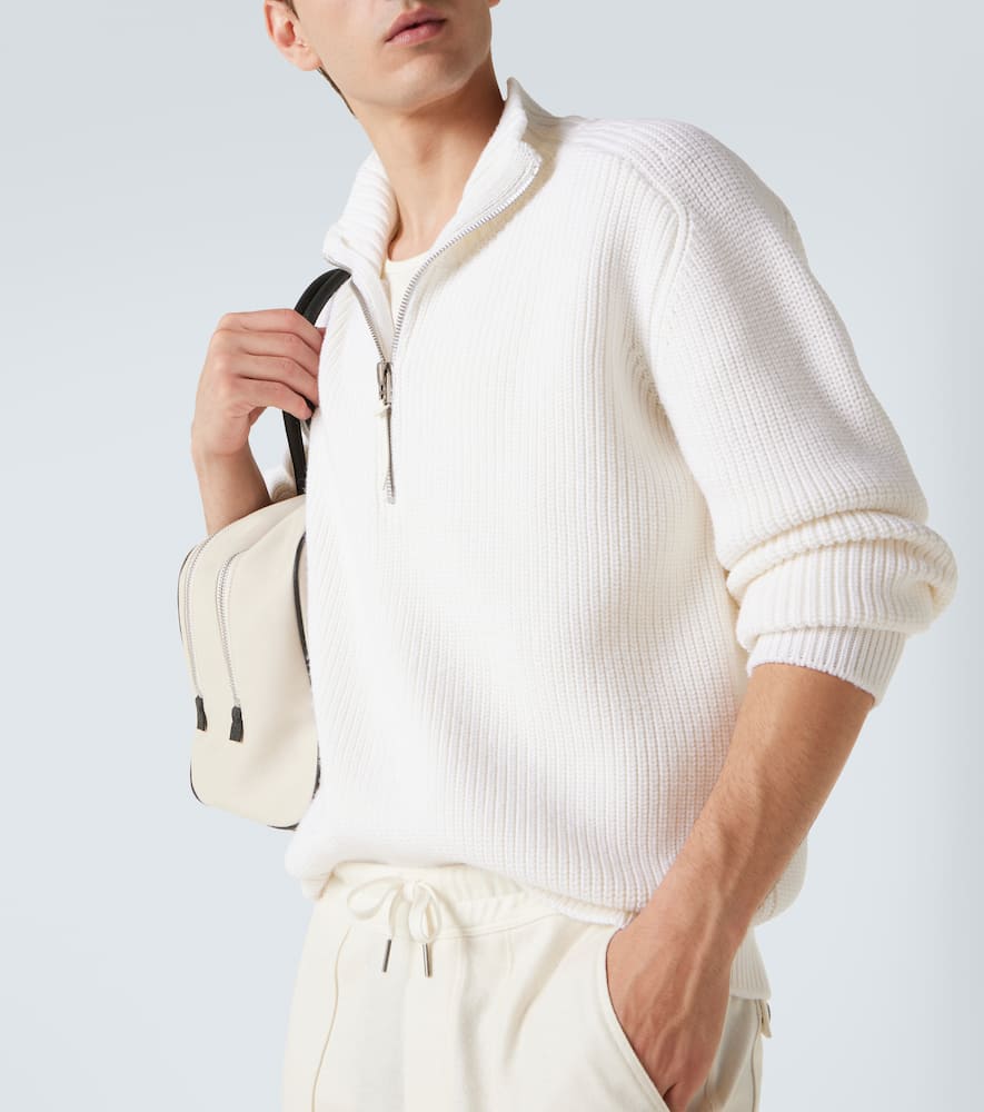 極美品☆TOM FORD トムフォード 2022年製 MAK1191 カシミヤ100％ ZIPデザイン 長袖 ニット ホワイト XXS イタリア製 正規品 レディース TOM FORD - 極美品☆TOM FORD トムフォード 2022年製 MAK1191 カシミヤ