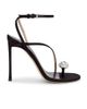 TOM FORD TOM FORD Satin & Crystal Stones Ankle Strap Sandal - 1