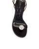 TOM FORD TOM FORD Satin & Crystal Stones Ankle Strap Sandal - 4