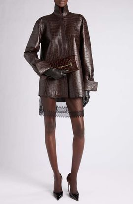 TOM FORD TOM FORD Sheer Stretch Tulle Cocktail Slipdress
