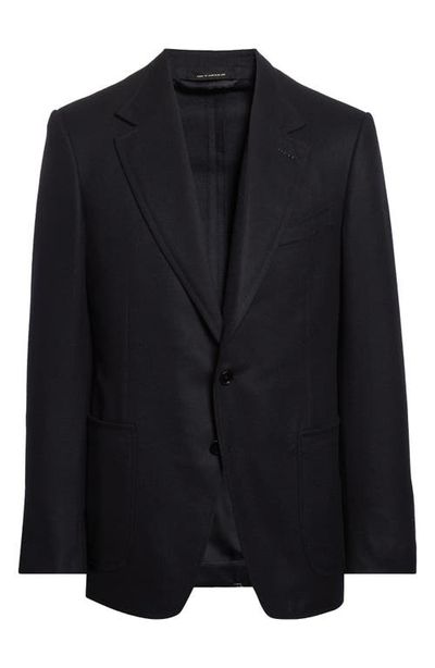 TOM FORD TOM FORD Shelton Wool & Cashmere Beaver Felt Sport Coat
