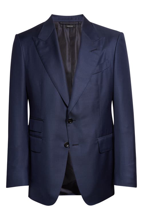 TOM FORD TOM FORD Shelton Wool Sharkskin Suit Jacket