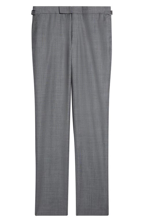 TOM FORD TOM FORD Shelton Wool Sharkskin Tapered Pants