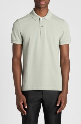 TOM FORD TOM FORD Short Sleeve Cotton Piqué Polo