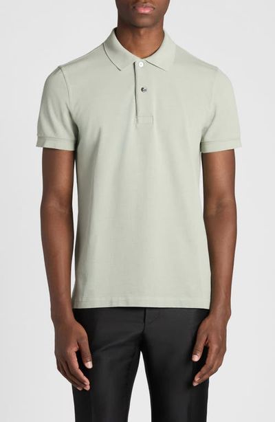 TOM FORD TOM FORD Short Sleeve Cotton Piqué Polo