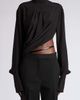 TOM FORD TOM FORD Silk Draped Tux Jumpsuit - 1