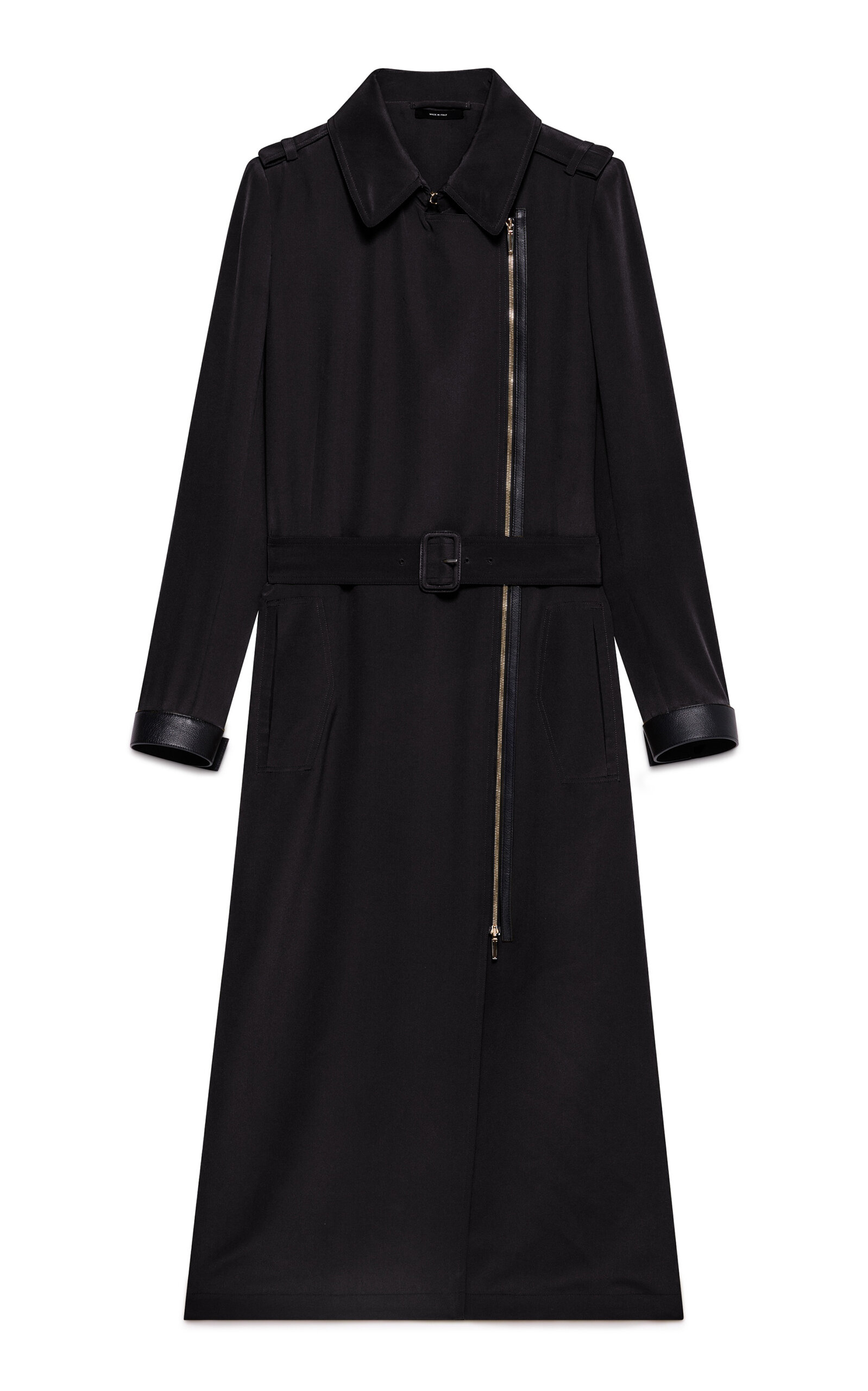 Tom Ford Tom Ford Silk Fluid ZipFront Trench Coat