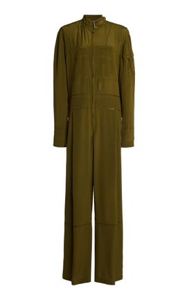 Tom Ford Tom Ford Silk Military Jumpsuit