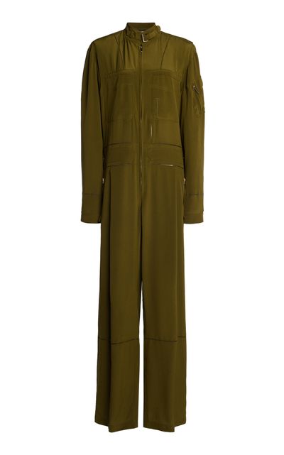 Tom Ford Tom Ford Silk Military Jumpsuit