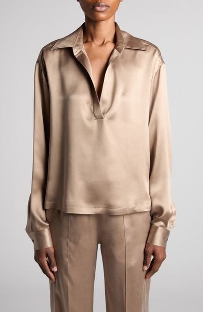 TOM FORD TOM FORD Silk Satin Polo