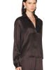 TOM FORD TOM FORD Silk Satin Polo Top - 2