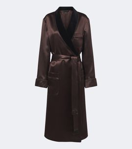 Tom Ford Tom Ford Silk satin wrap coat