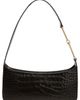 TOM FORD TOM FORD Small Arc Croc Embossed Leather Shoulder Bag - 1