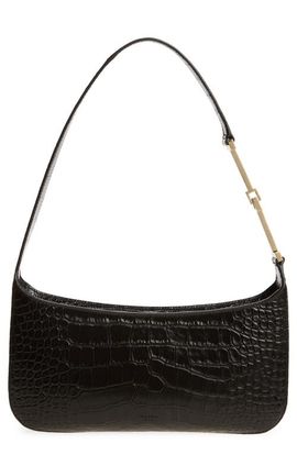 TOM FORD TOM FORD Small Arc Croc Embossed Leather Shoulder Bag