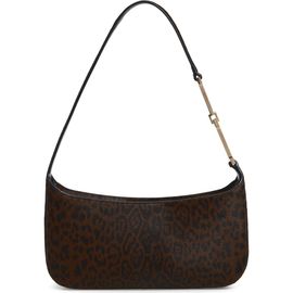 TOM FORD TOM FORD Small Arc Leopard Print Calf Hair Shoulder Bag