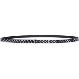 TOM FORD TOM FORD Snakeskin Embossed Leather Belt