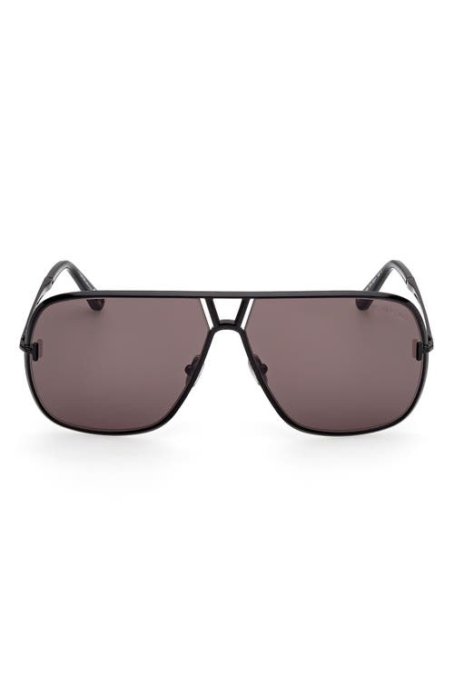 TOM FORD TOM FORD Stavros 63mm Oversize Navigator Sunglasses