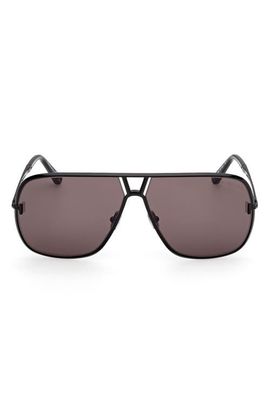 TOM FORD TOM FORD Stavros 63mm Oversize Navigator Sunglasses