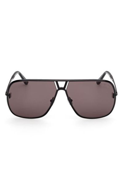 TOM FORD TOM FORD Stavros 63mm Oversize Navigator Sunglasses