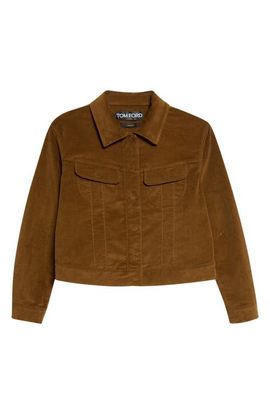 TOM FORD TOM FORD Stretch Cotton Velvet Western Jacket