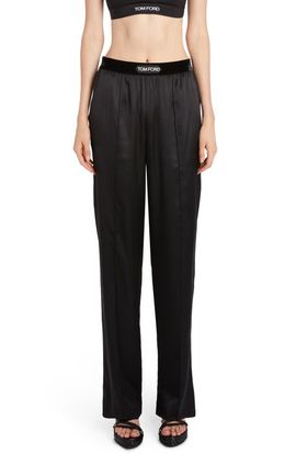 TOM FORD TOM FORD Stretch Silk Satin Pajama Pants