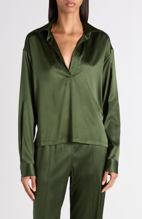 TOM FORD TOM FORD Stretch Silk Satin Polo