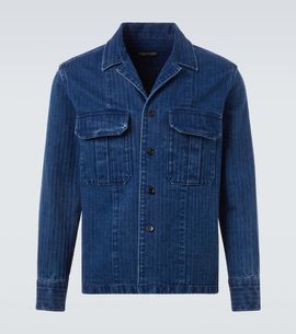 Tom Ford Tom Ford Striped denim overshirt