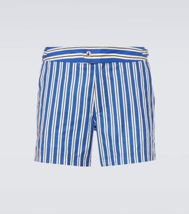 Tom Ford Tom Ford Striped poplin swim trunks