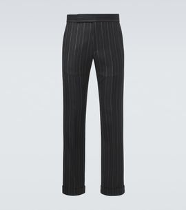 Tom Ford Tom Ford Striped wool straight pants