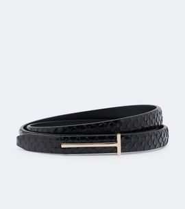 Tom Ford Tom Ford T Icon croc-effect leather belt