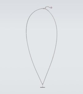 Tom Ford Tom Ford T sterling silver pendant necklace