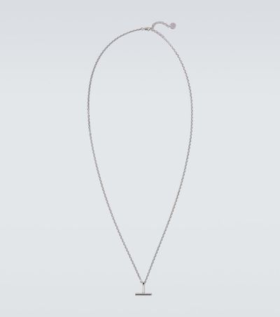 Tom Ford Tom Ford T sterling silver pendant necklace