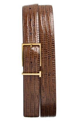 TOM FORD TOM FORD Tejus Embossed Leather Belt