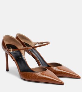 Tom Ford Tom Ford Vertigo snake-effect leather pumps