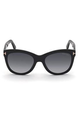 TOM FORD TOM FORD Wallace 54mm Gradient Cat Eye Sunglasses