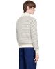 TOM FORD TOM FORD White Brushed Mohair Crew Neck Sweater - 3