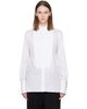 TOM FORD TOM FORD White Fine Cotton Tuxedo Shirt - 1