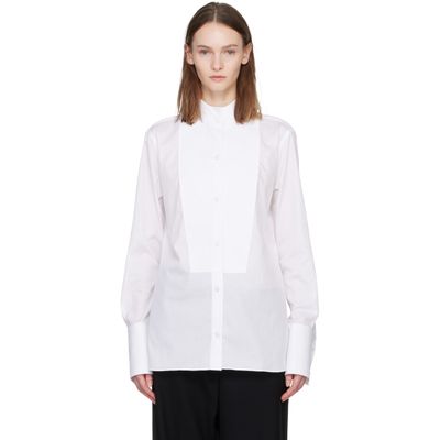 TOM FORD TOM FORD White Fine Cotton Tuxedo Shirt