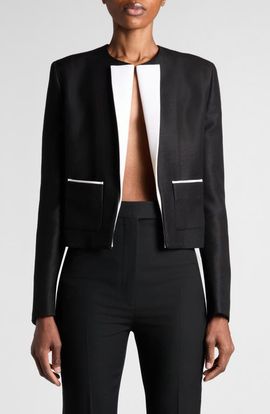 TOM FORD TOM FORD Wool & Silk Radzimir Spencer Jacket